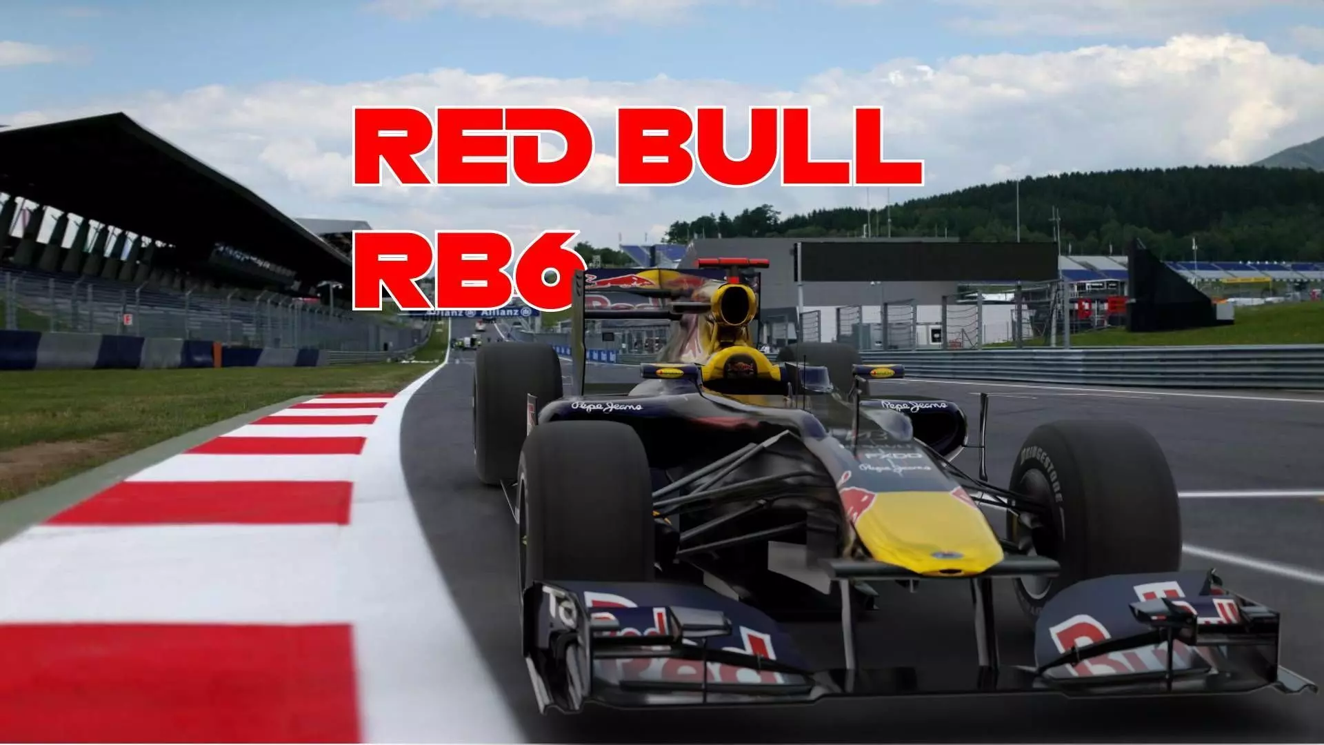 Red Bull RB6 2010 Low-poly 3D model_0