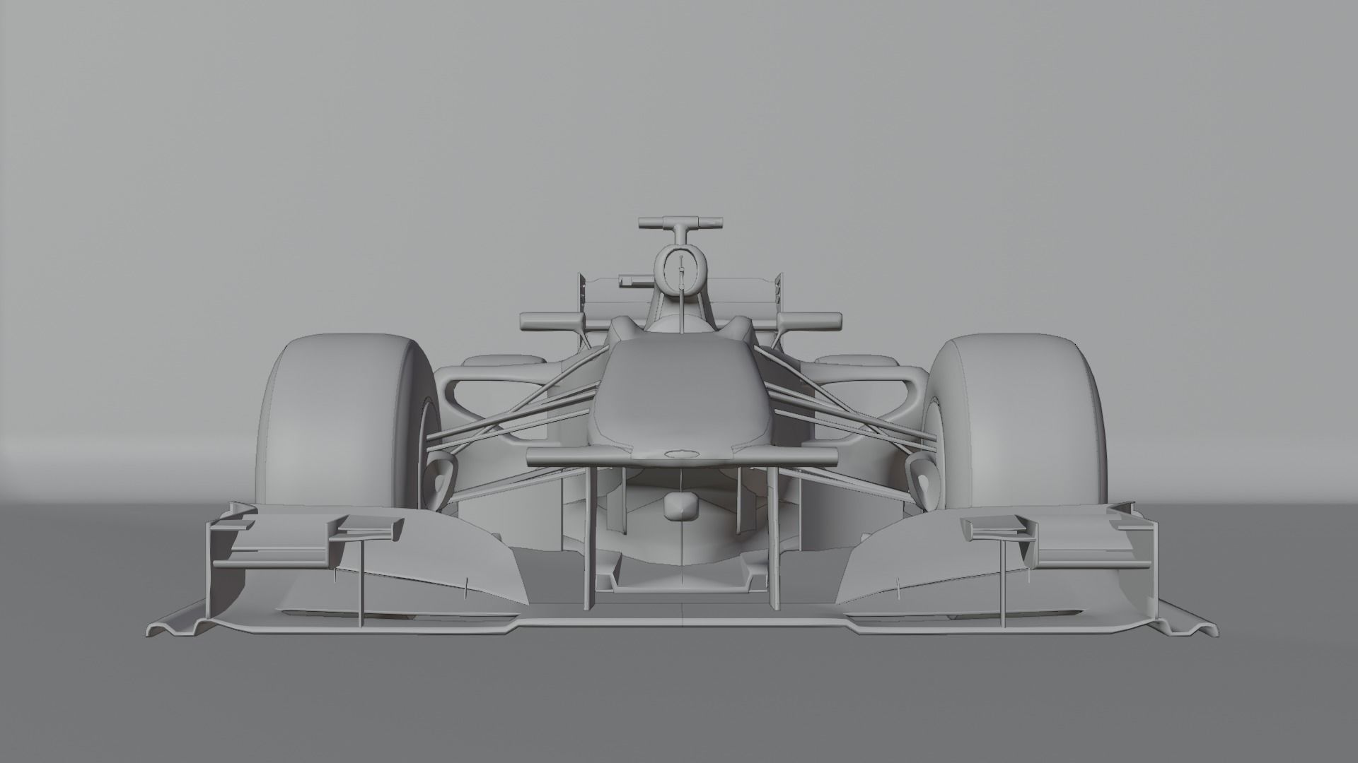Red Bull RB6 2010 Low-poly 3D model_2