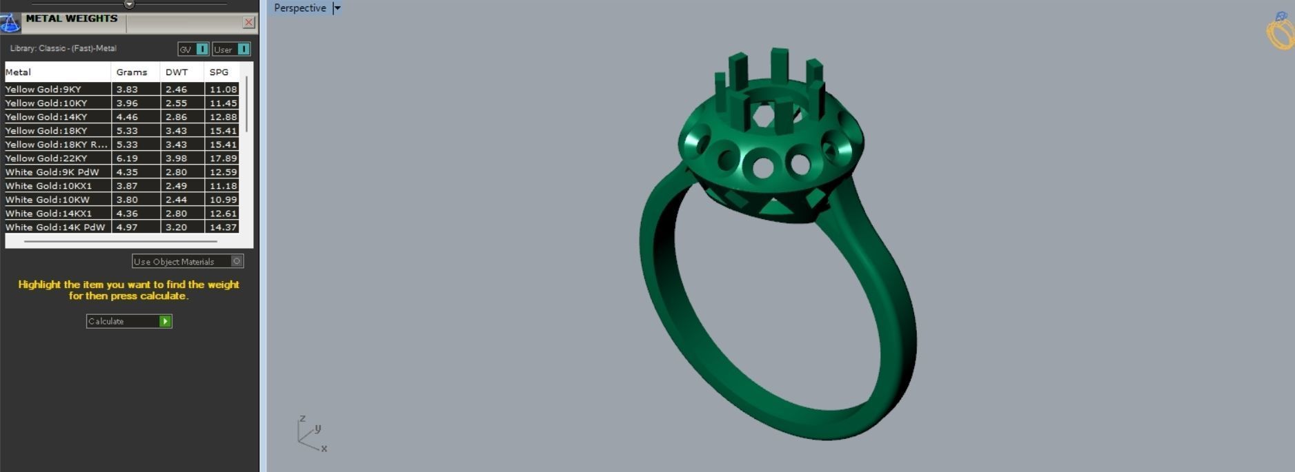 Solitaire Ring R 172 3D print model_4
