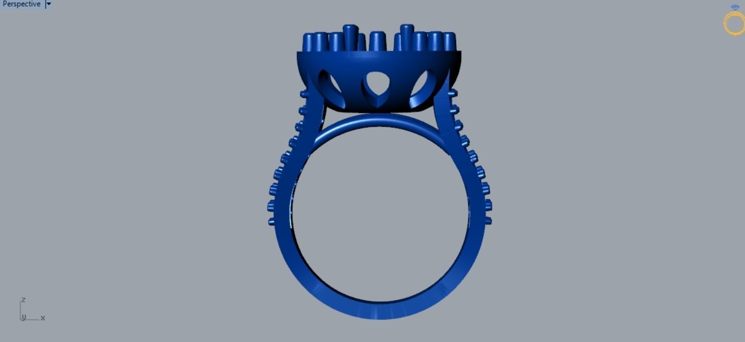 Halo Ring R 173 3D print model_7