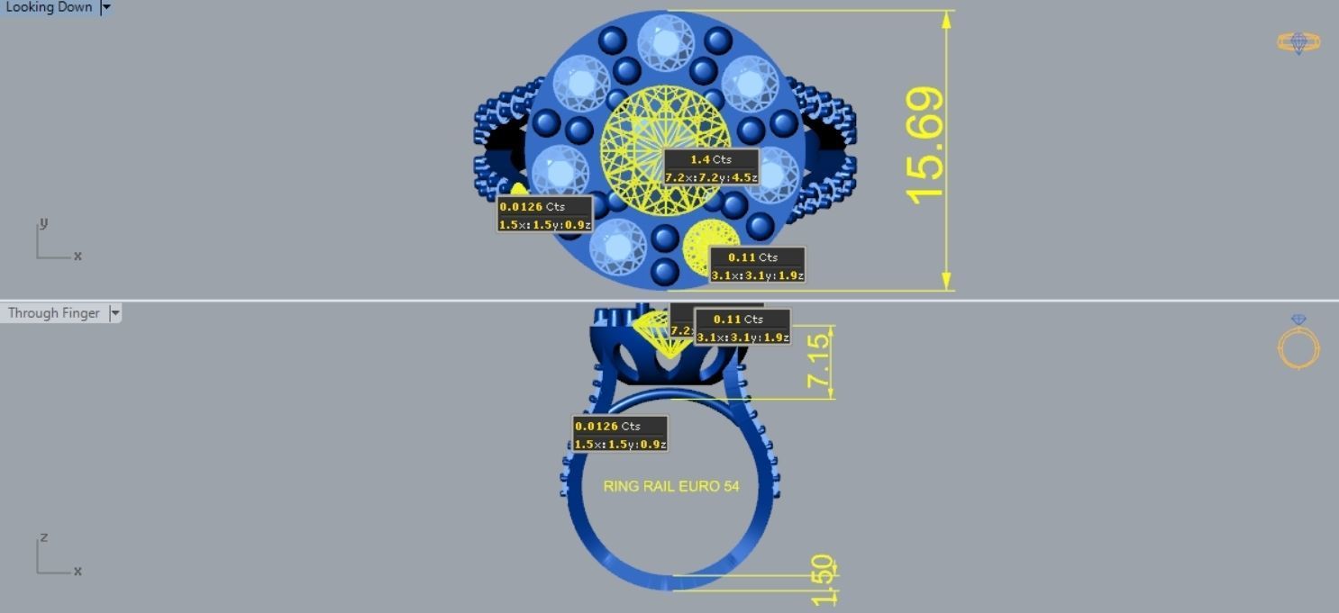 Halo Ring R 173 3D print model_3