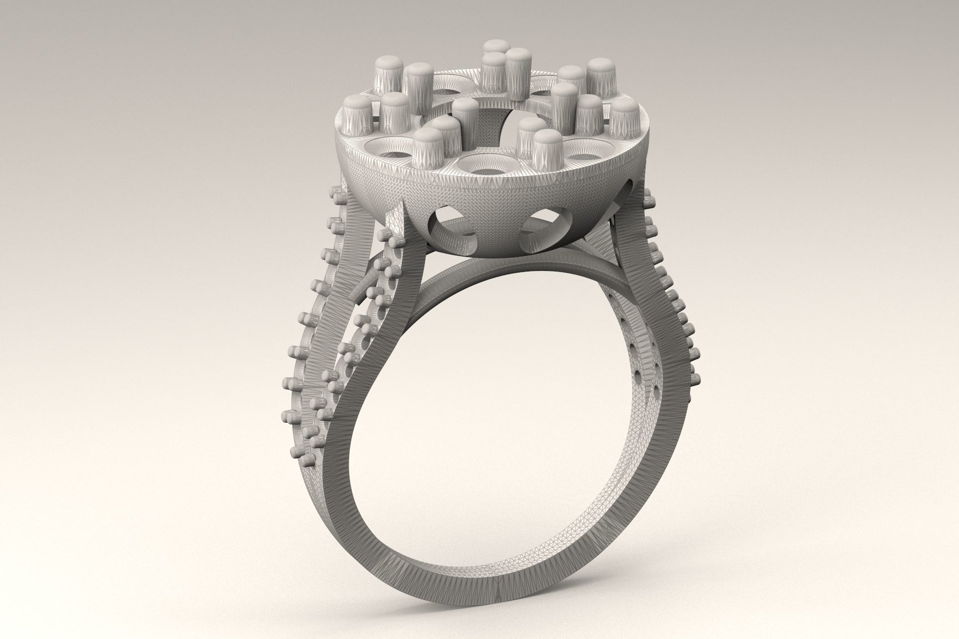 Halo Ring R 173 3D print model_5