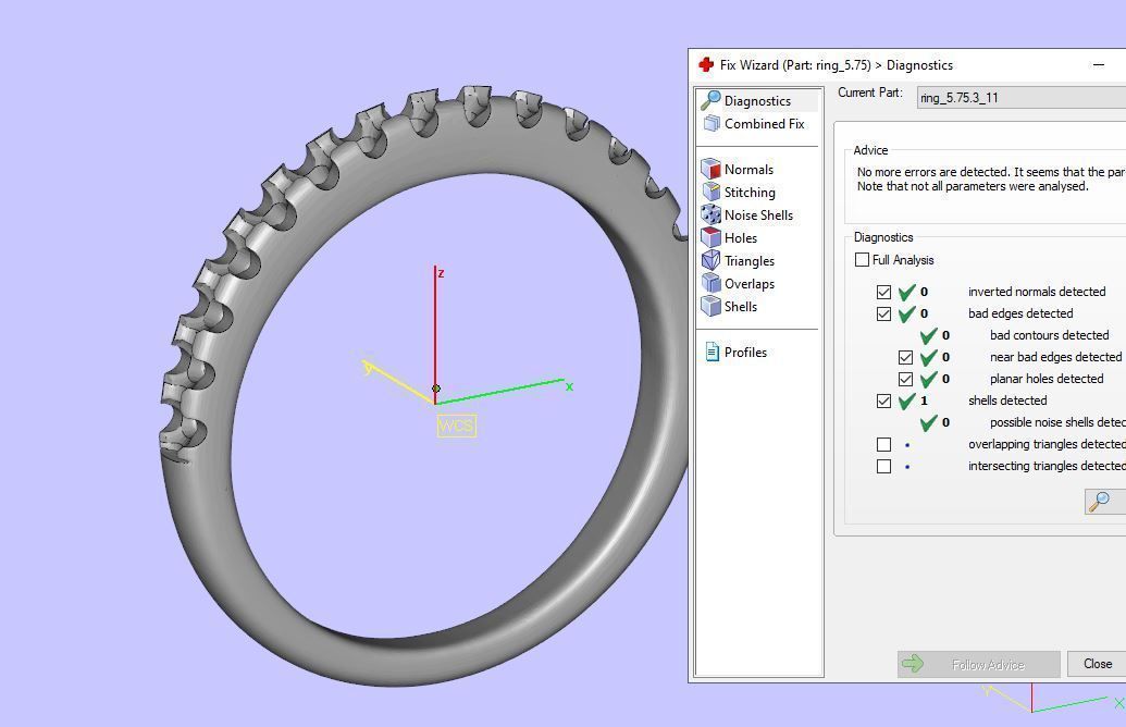 ring diamond 534 3D print model_6