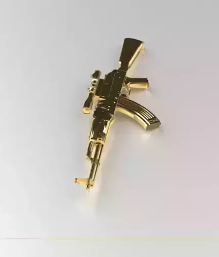 AK 47 pendant C3D 3D print model
