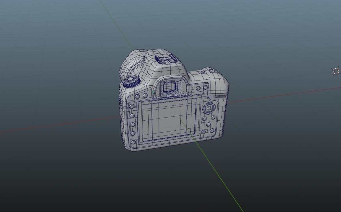 DSLR Photography Camera - High Poly 3D Model 3D model_5