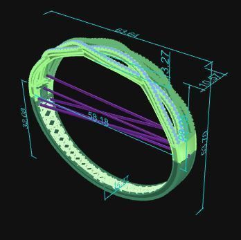 Bracelet 011 3D print model_7