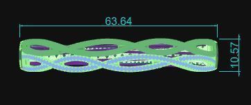 Bracelet 011 3D print model_4