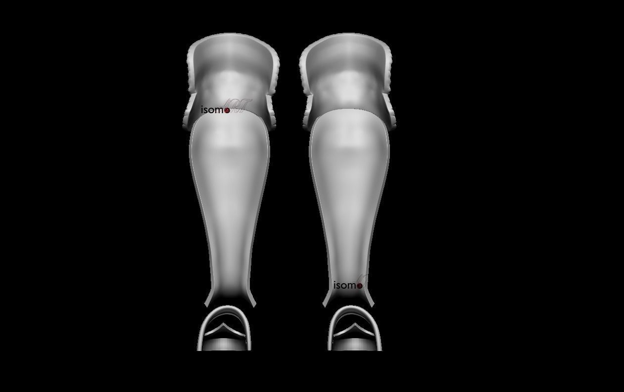 Crystarium Greaves Cosplay Leg Armor - FFXIV 3D print model_12