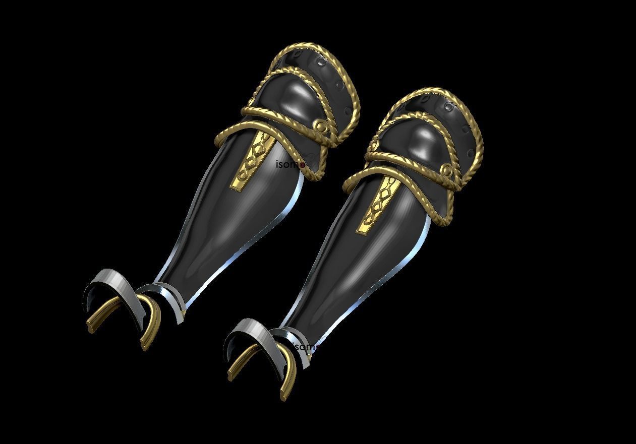 Crystarium Greaves Cosplay Leg Armor - FFXIV 3D print model_1