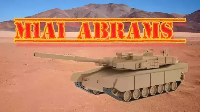  M1A1 Abrams 3D model
