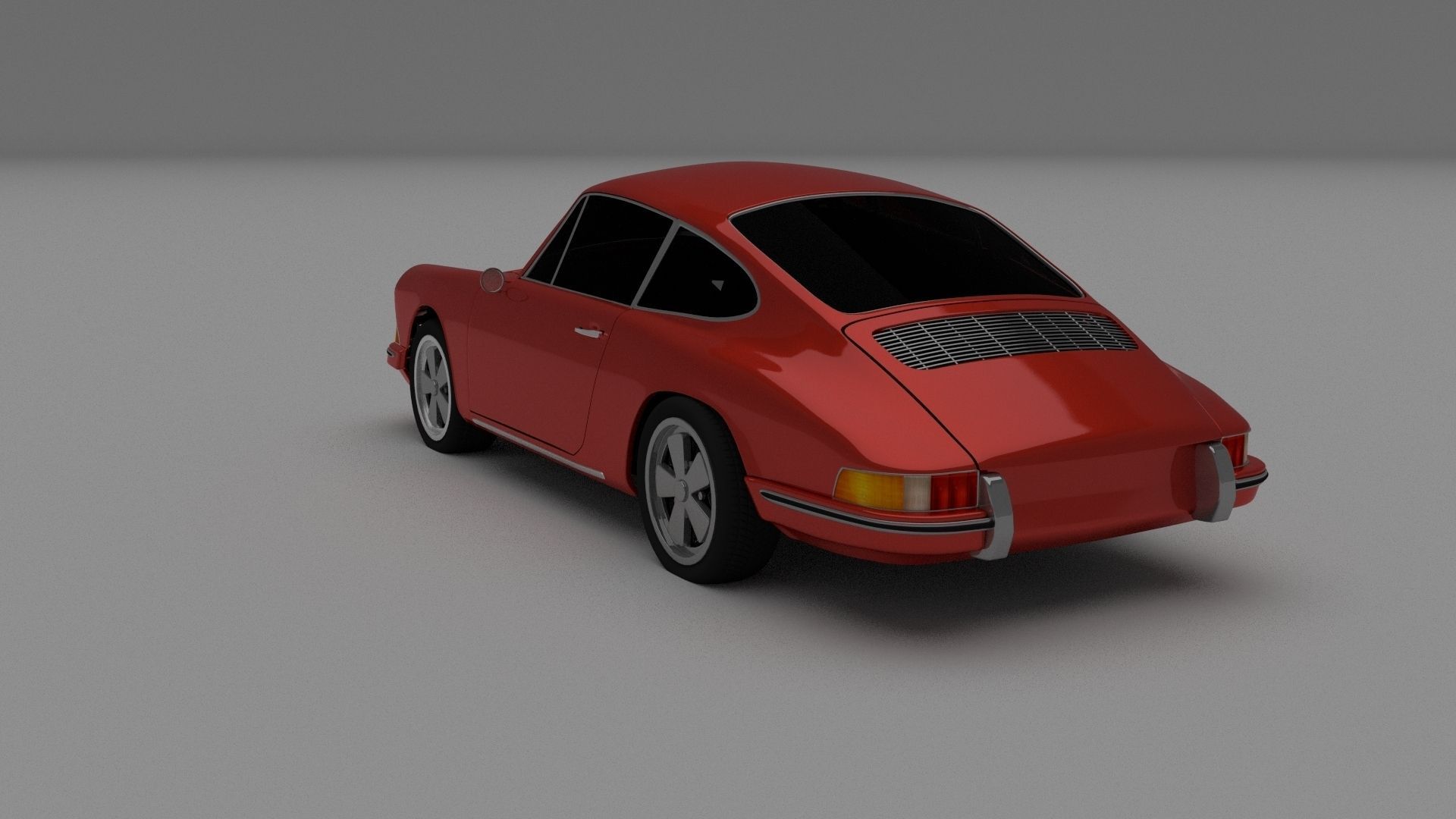 1965 Porsche 911 HDRI 3D model_9