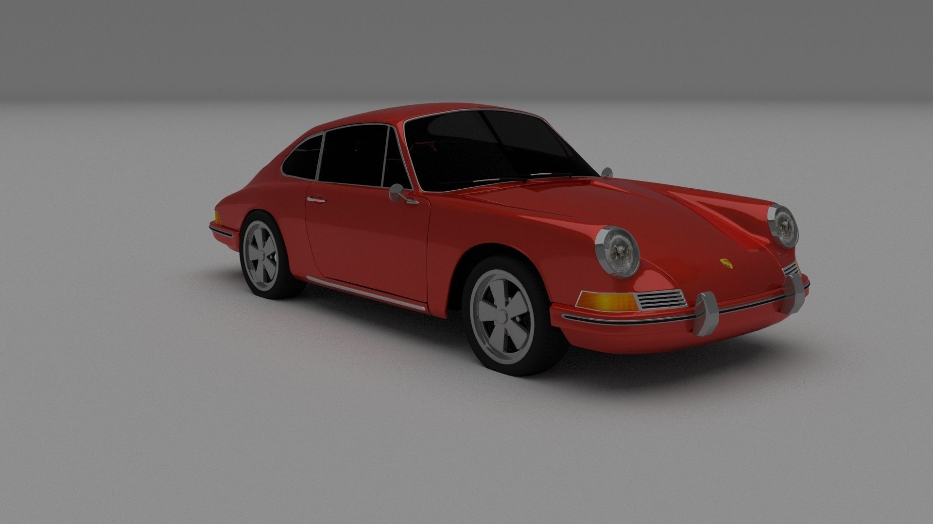 1965 Porsche 911 HDRI 3D model_31