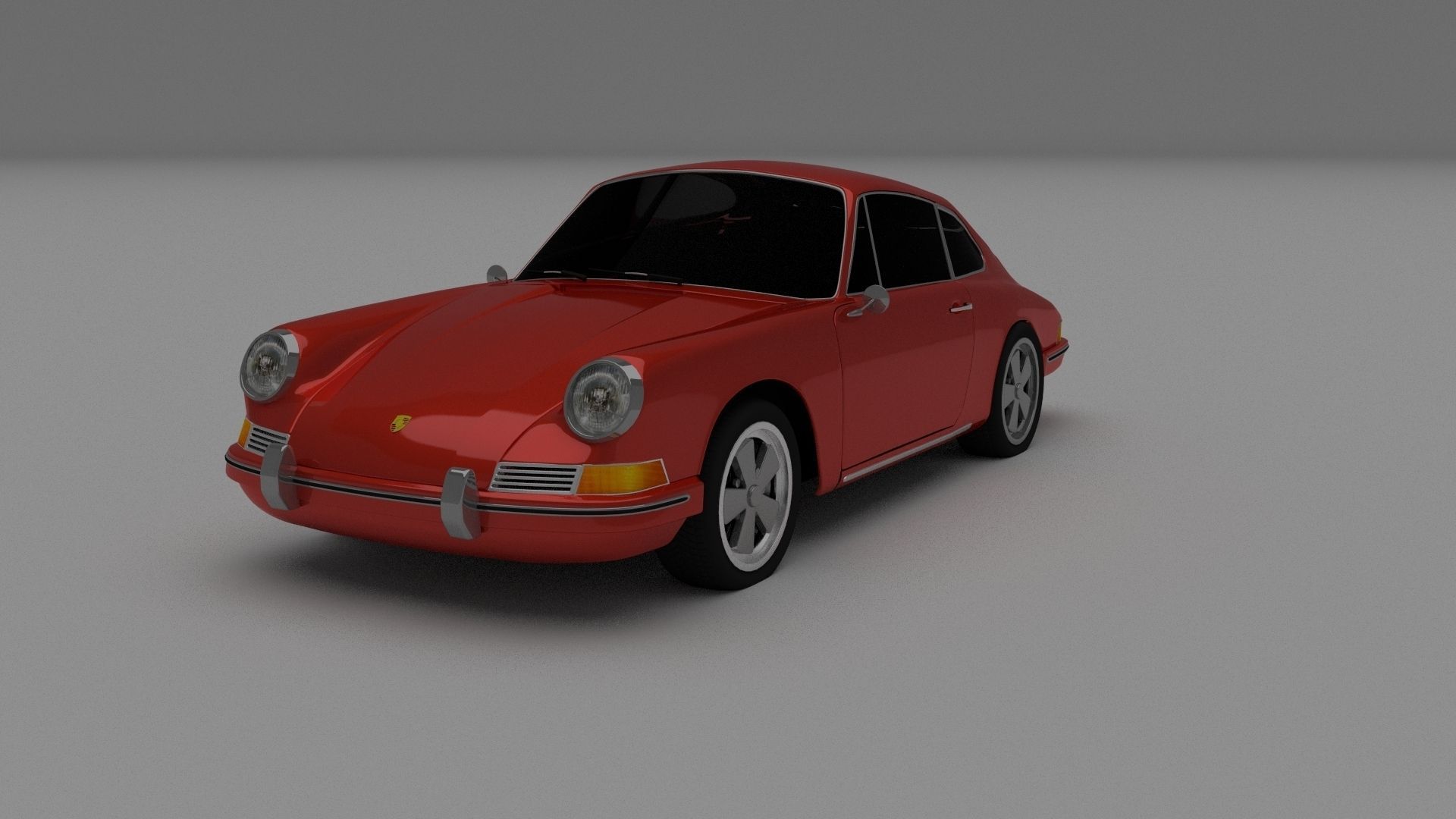 1965 Porsche 911 HDRI 3D model_10