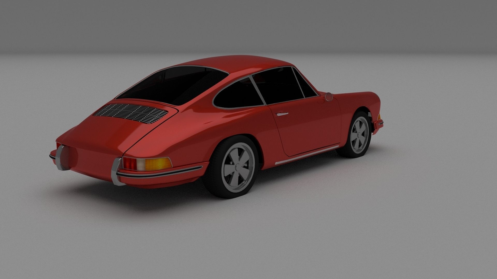 1965 Porsche 911 HDRI 3D model_13