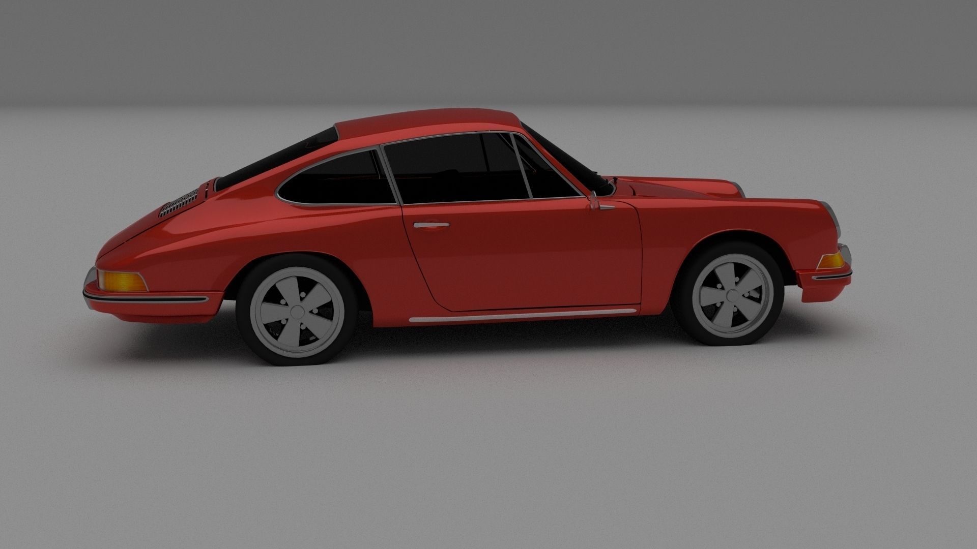 1965 Porsche 911 HDRI 3D model_11