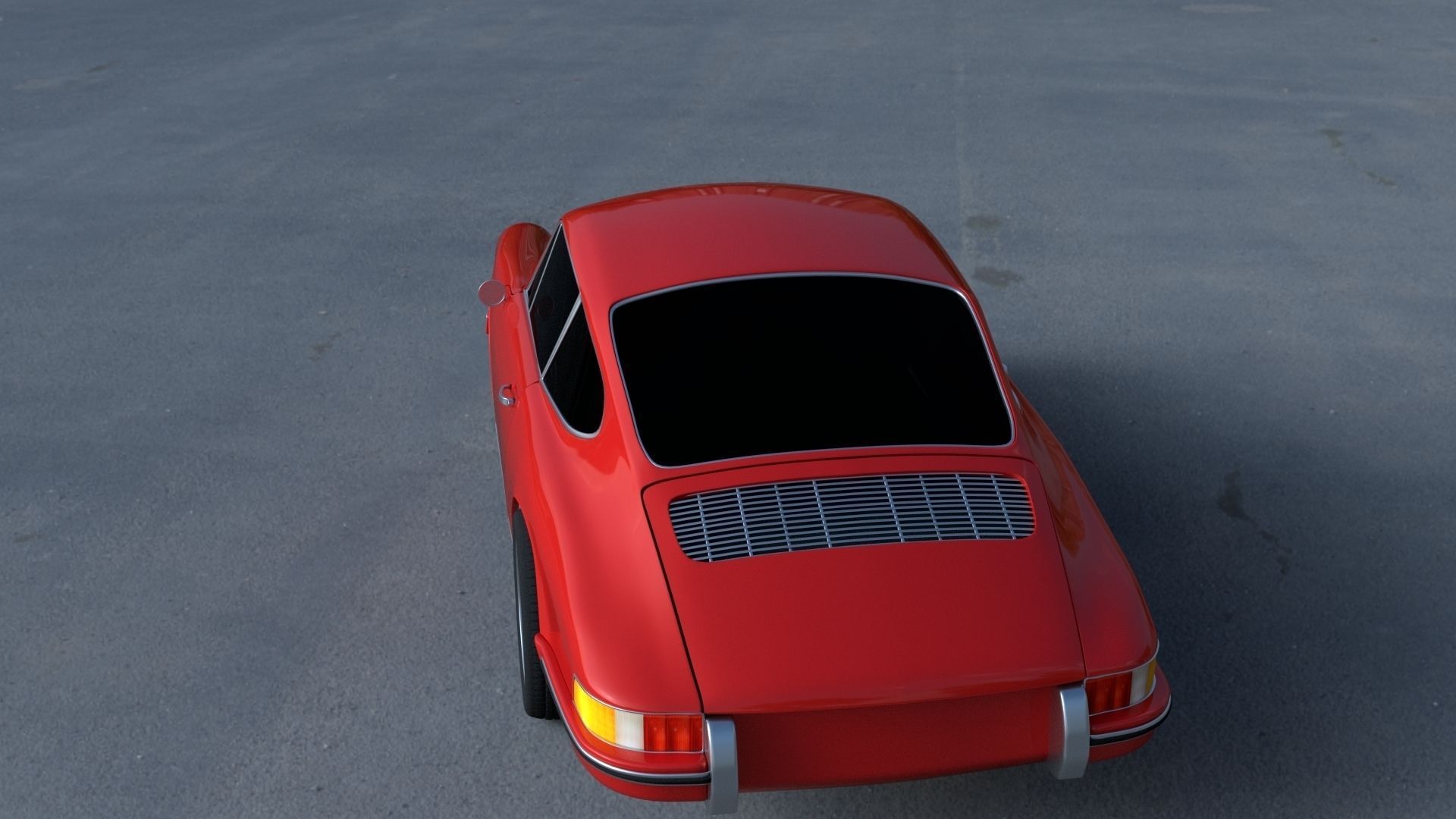 1965 Porsche 911 HDRI 3D model_15
