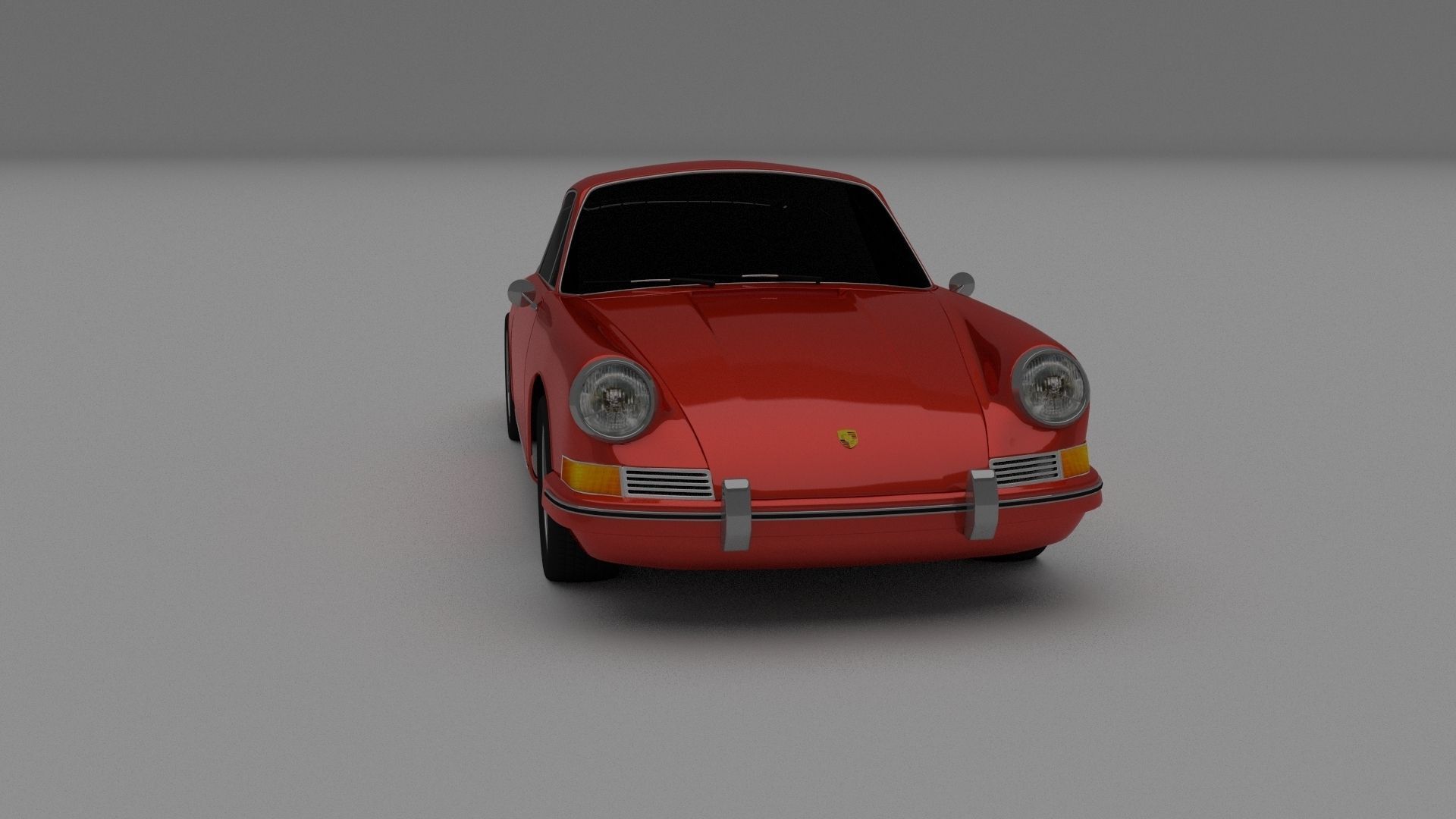 1965 Porsche 911 HDRI 3D model_7