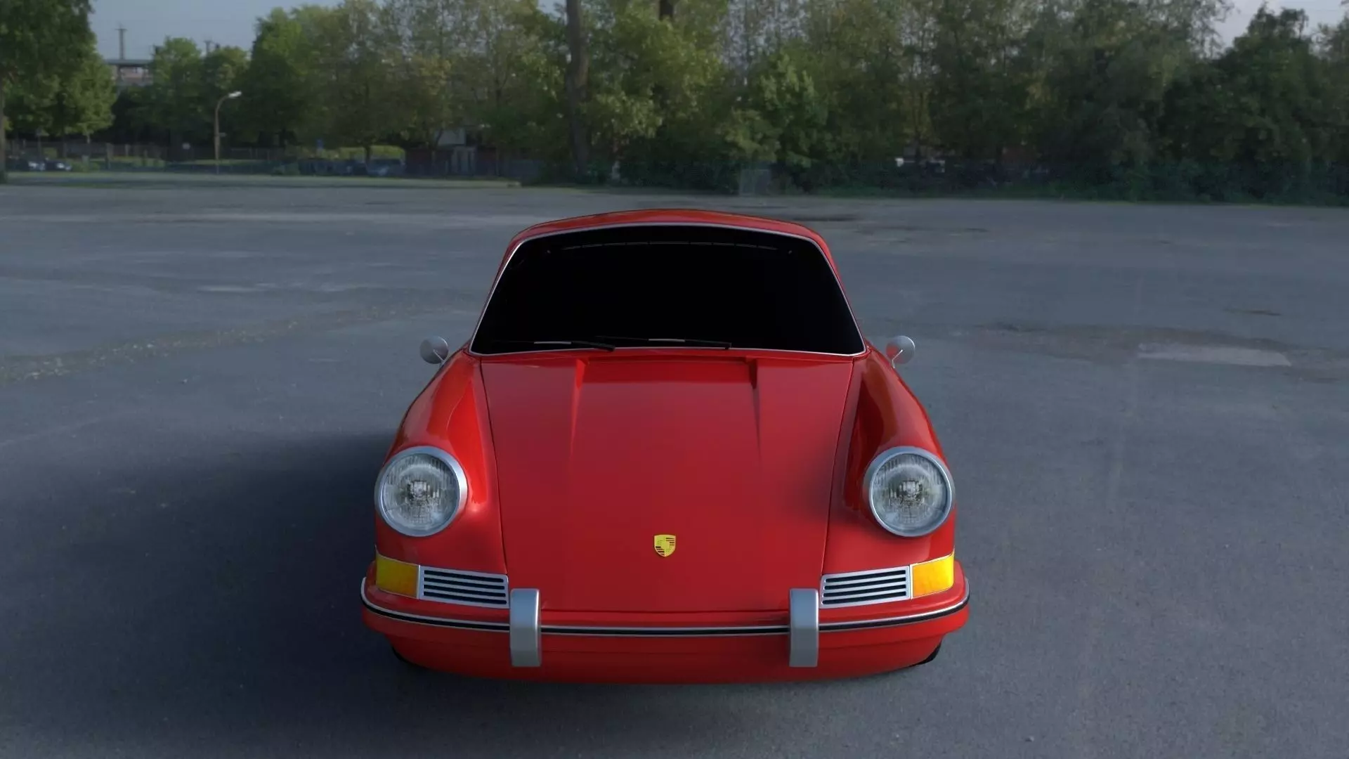1965 Porsche 911 HDRI 3D model_0