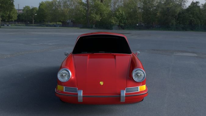 1965 Porsche 911 HDRI 3D model
