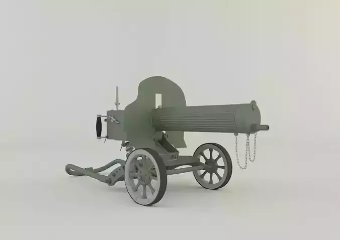Old machine gun
