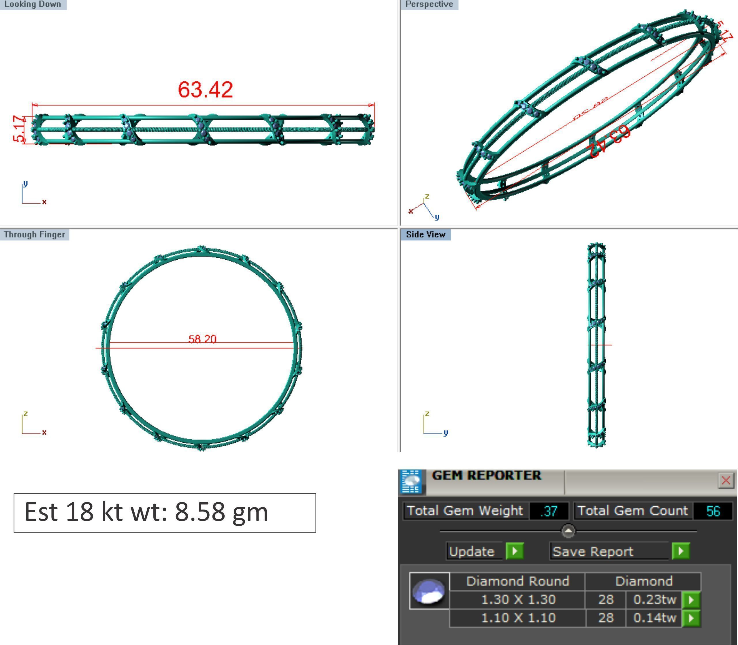Bracelet 045 3D print model_8