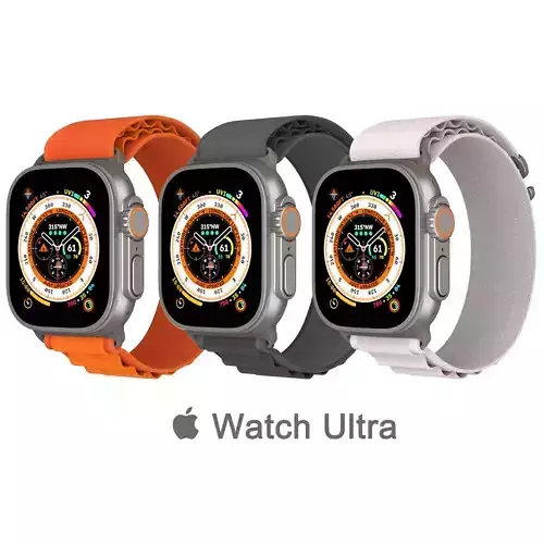 2022 Apple Watch Ultra 3D model