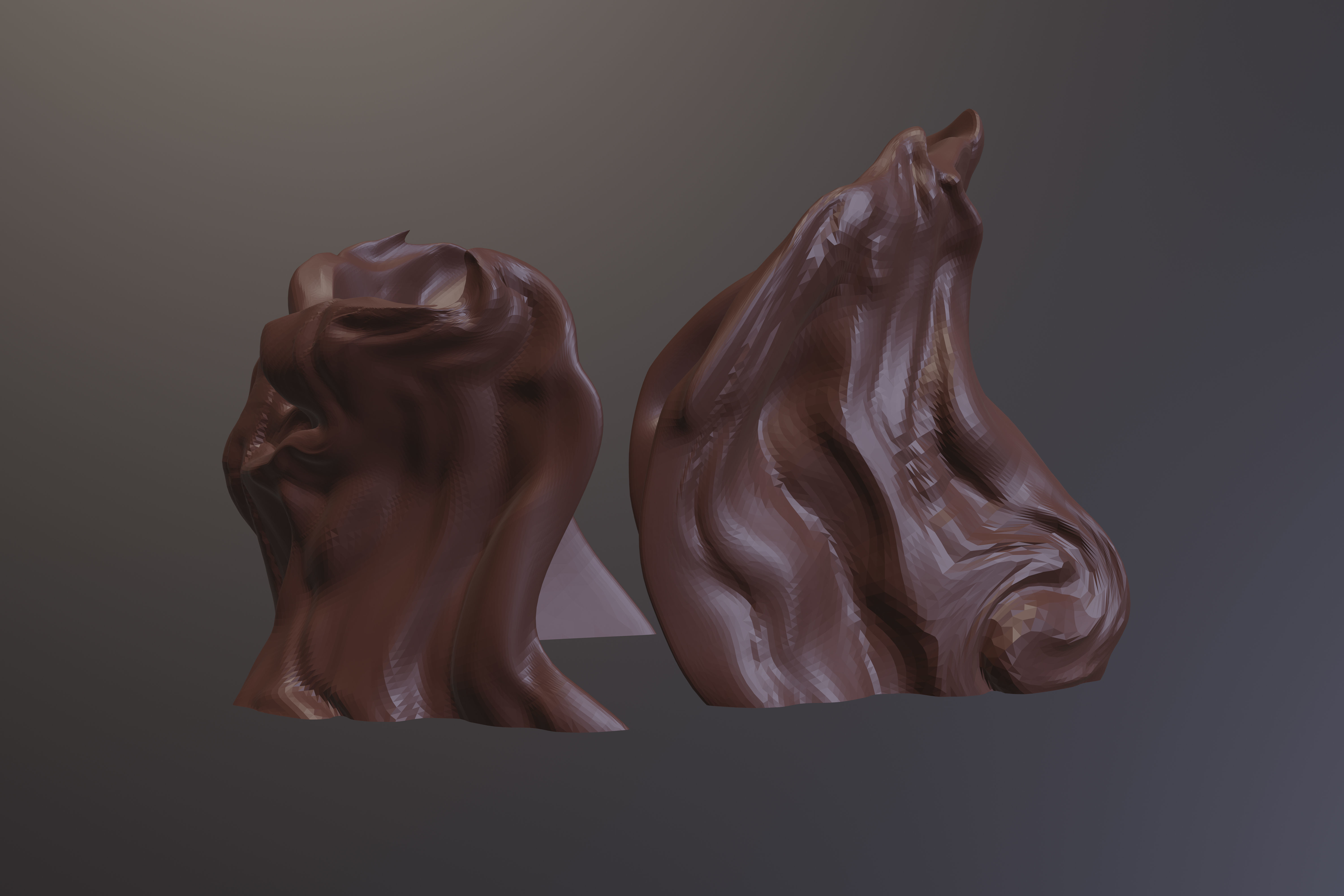 Wood Shoulder 3D print model_4