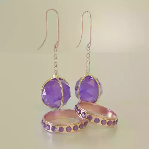 Ring and Earring Set 01