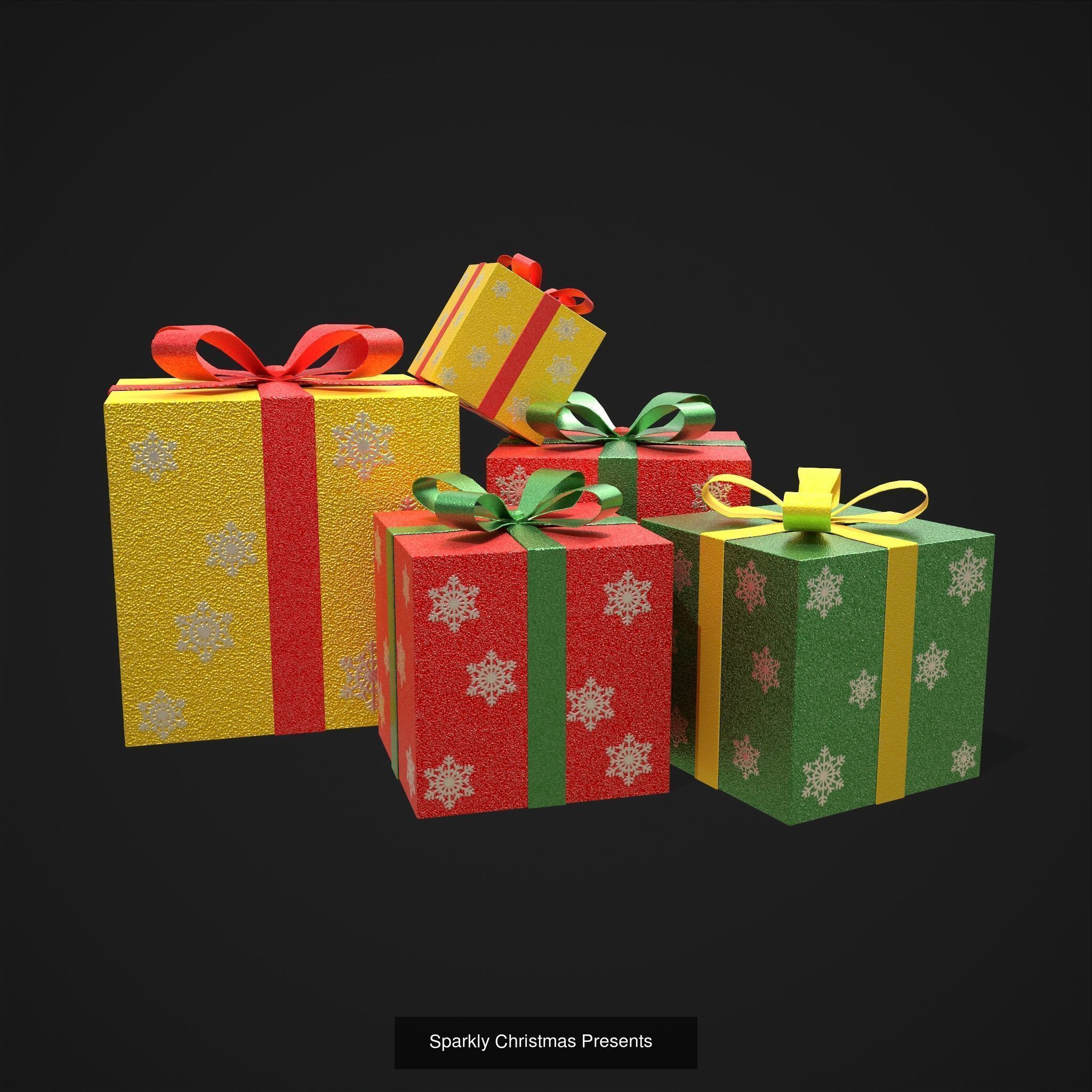 Christmas Prop Mix Six  3D Model Collection_33