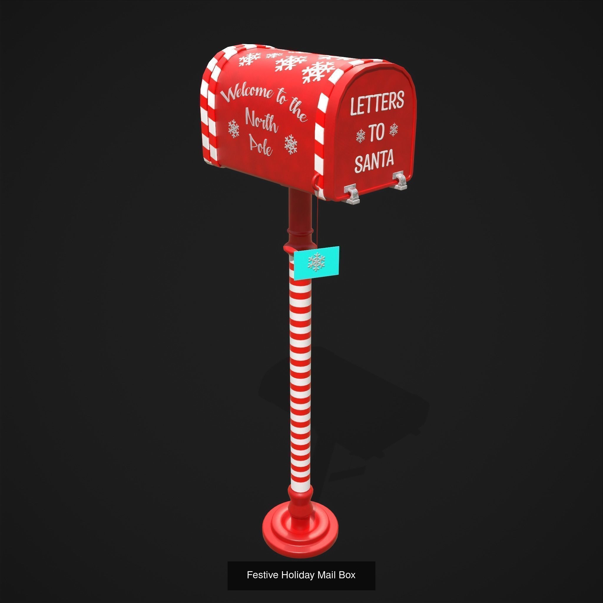 Christmas Prop Mix Six  3D Model Collection_34