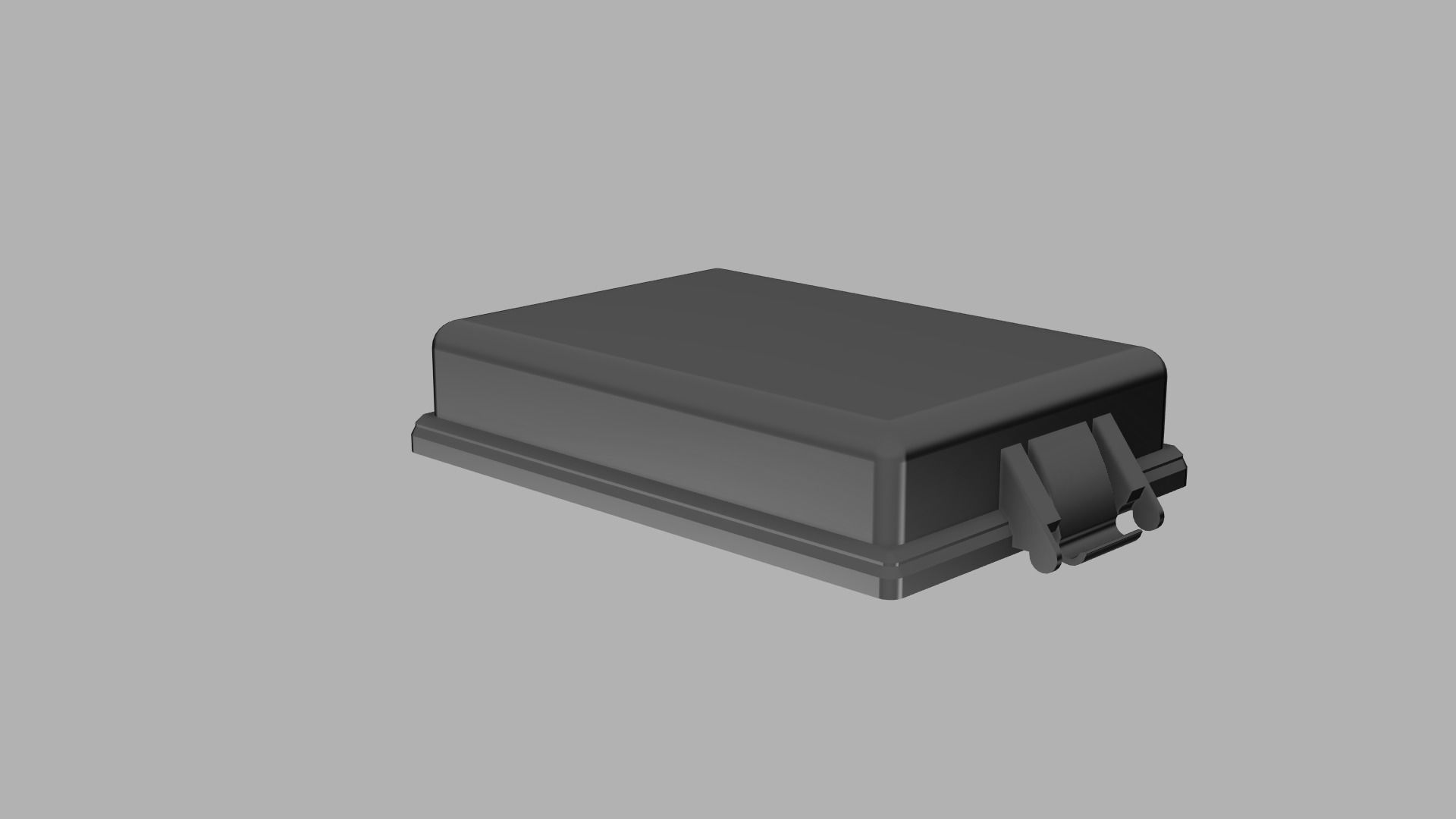 Dodge Challenger SRT Hemi Fuse Box Cover 3D printable 3D print model_3