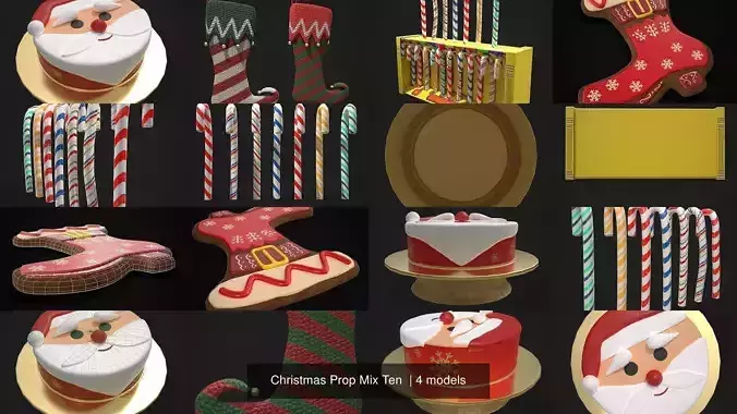 Christmas Prop Mix Ten 