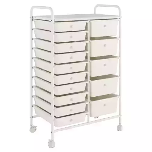 Drawer Rolling Storage Cart