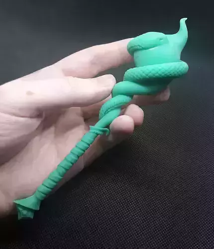 Snake mace 3d print Free 3D print model