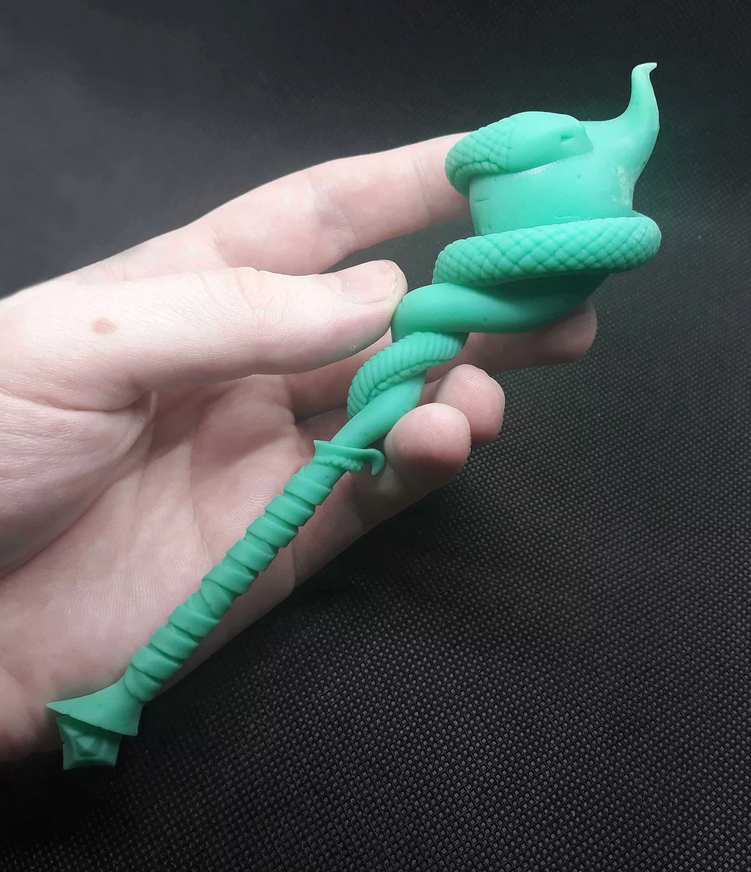 Snake mace 3d print Free 3D print model_0