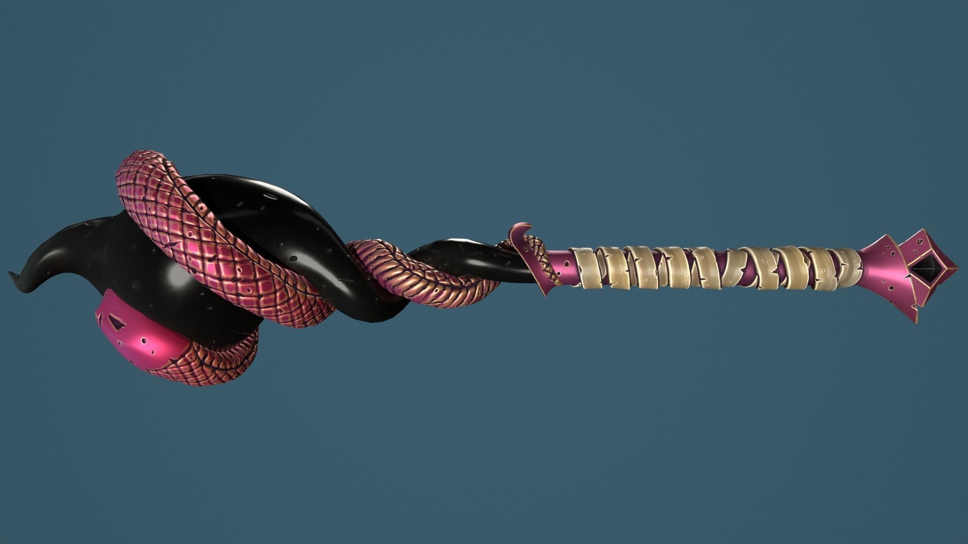 Snake mace 3d print Free 3D print model_14