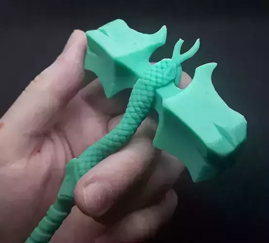 Snake battle hammer 3d print 3D print model