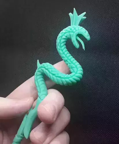Snake staff 3d print 3D print model