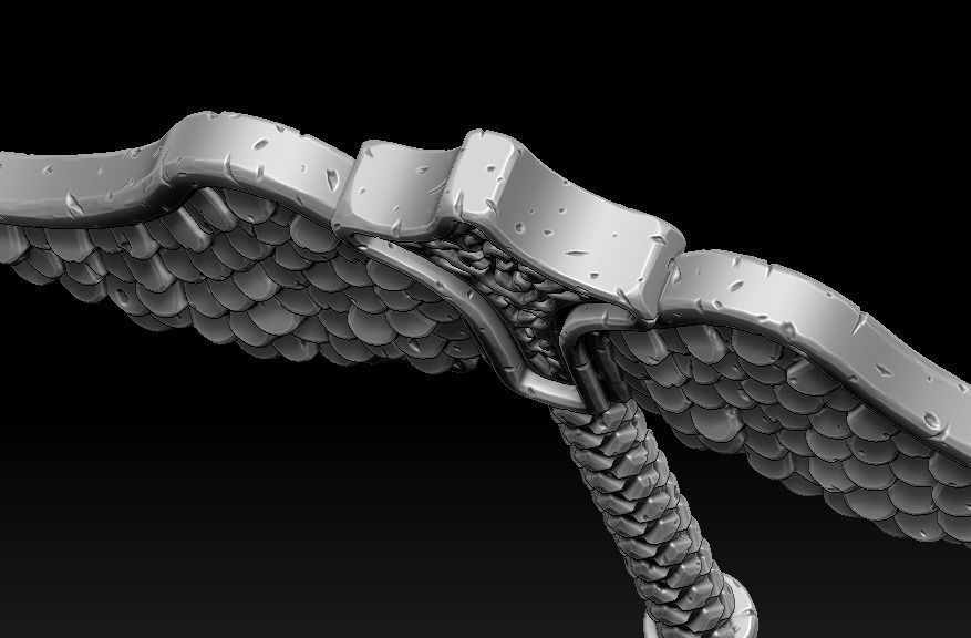 Rune scepter 3d print 3D print model_3