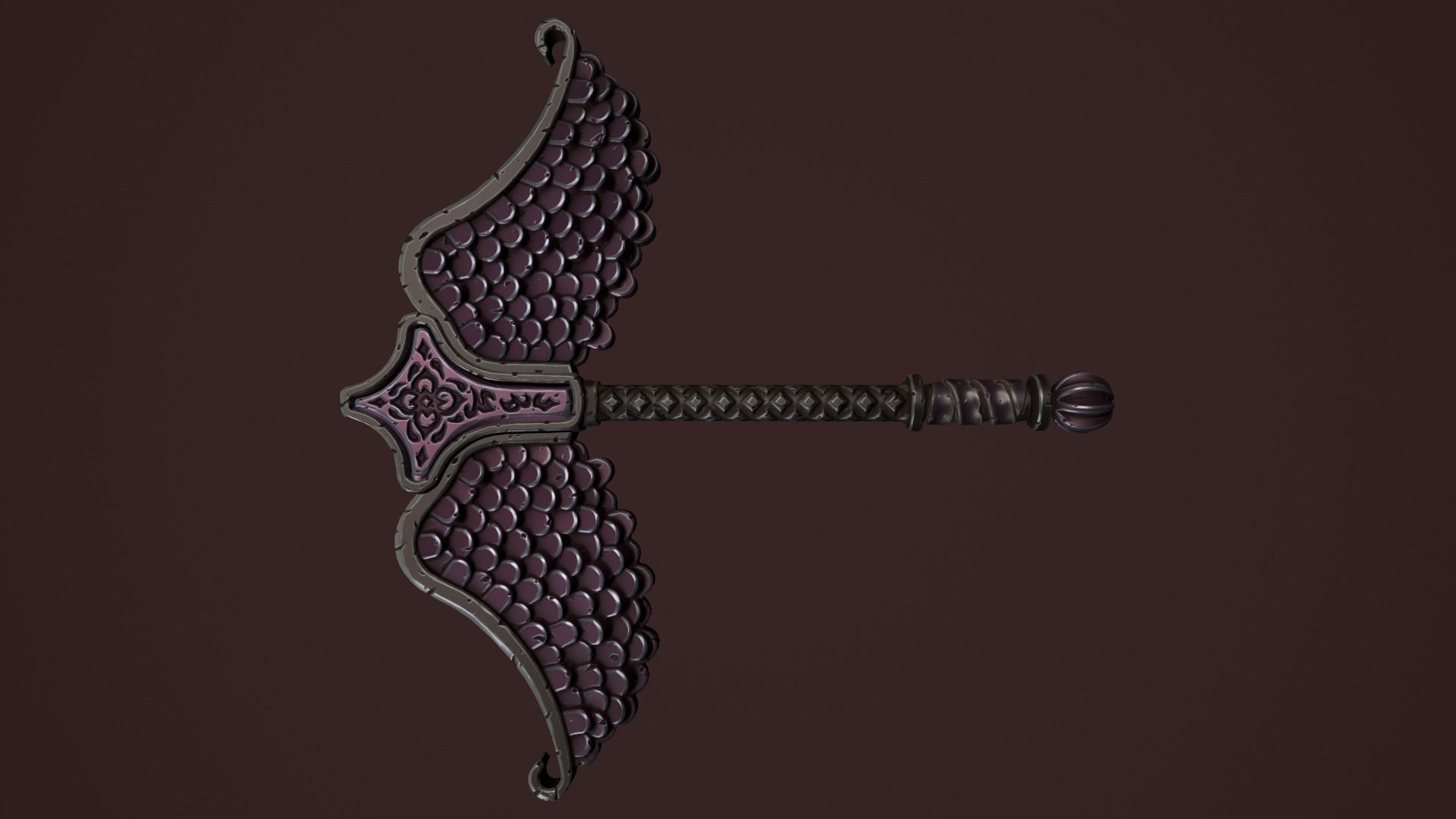 Rune scepter 3d print 3D print model_13