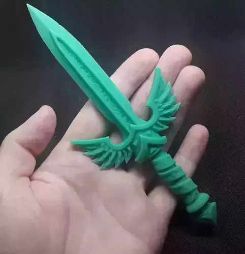 Rune dagger 3d print 3D print model
