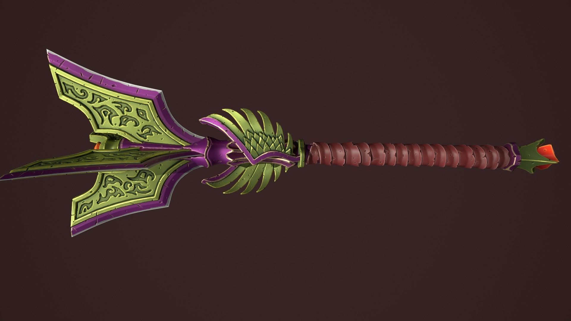 Rune mace 3d print 3D print model_13