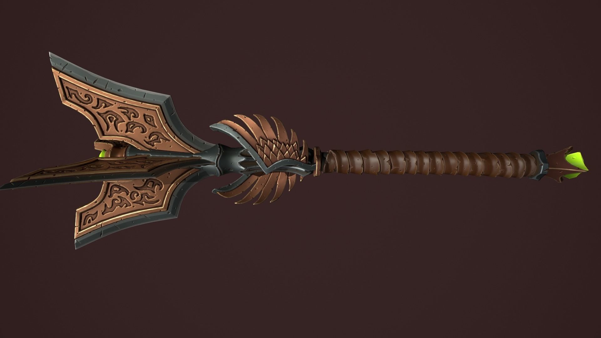 Rune mace 3d print 3D print model_9