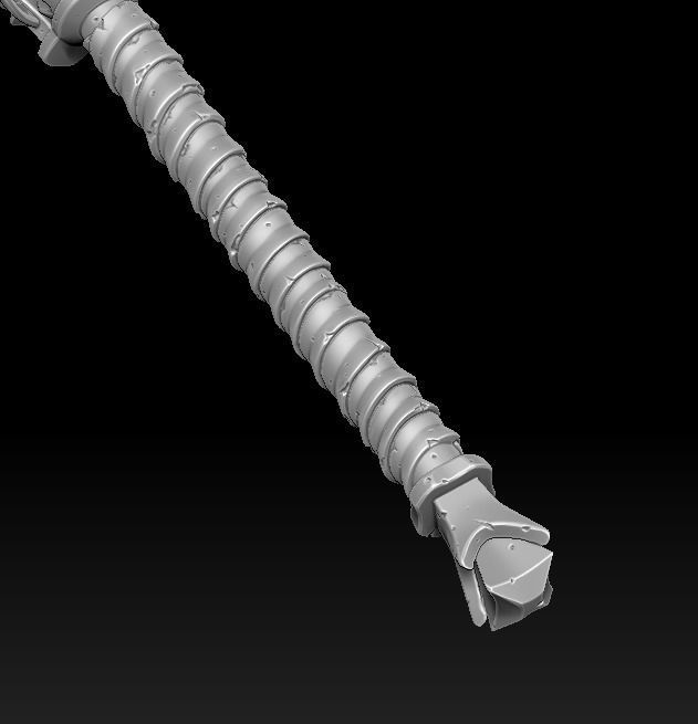 Rune mace 3d print 3D print model_8