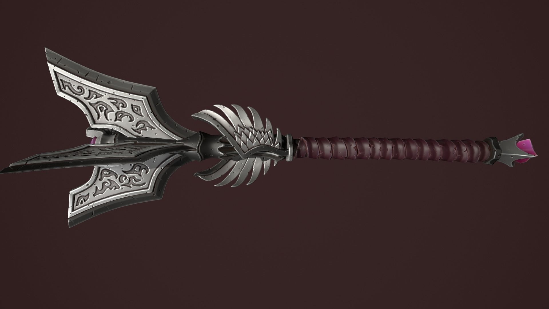 Rune mace 3d print 3D print model_11