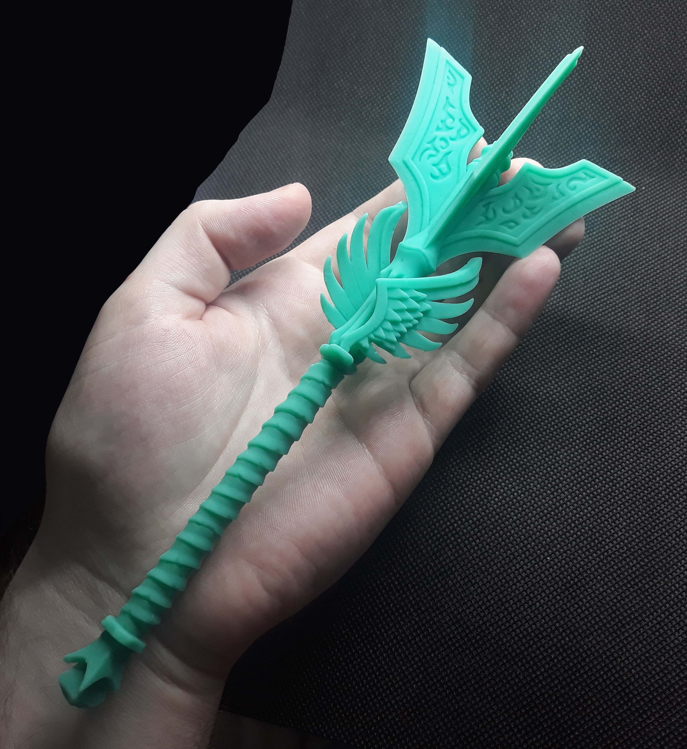 Rune mace 3d print 3D print model_1