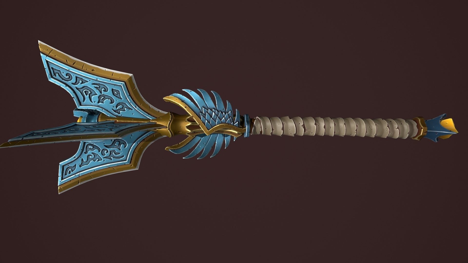 Rune mace 3d print 3D print model_12