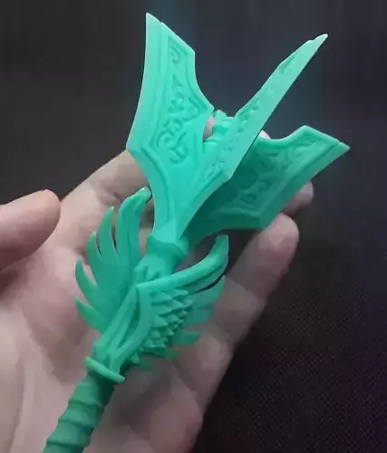 Rune mace 3d print 3D print model