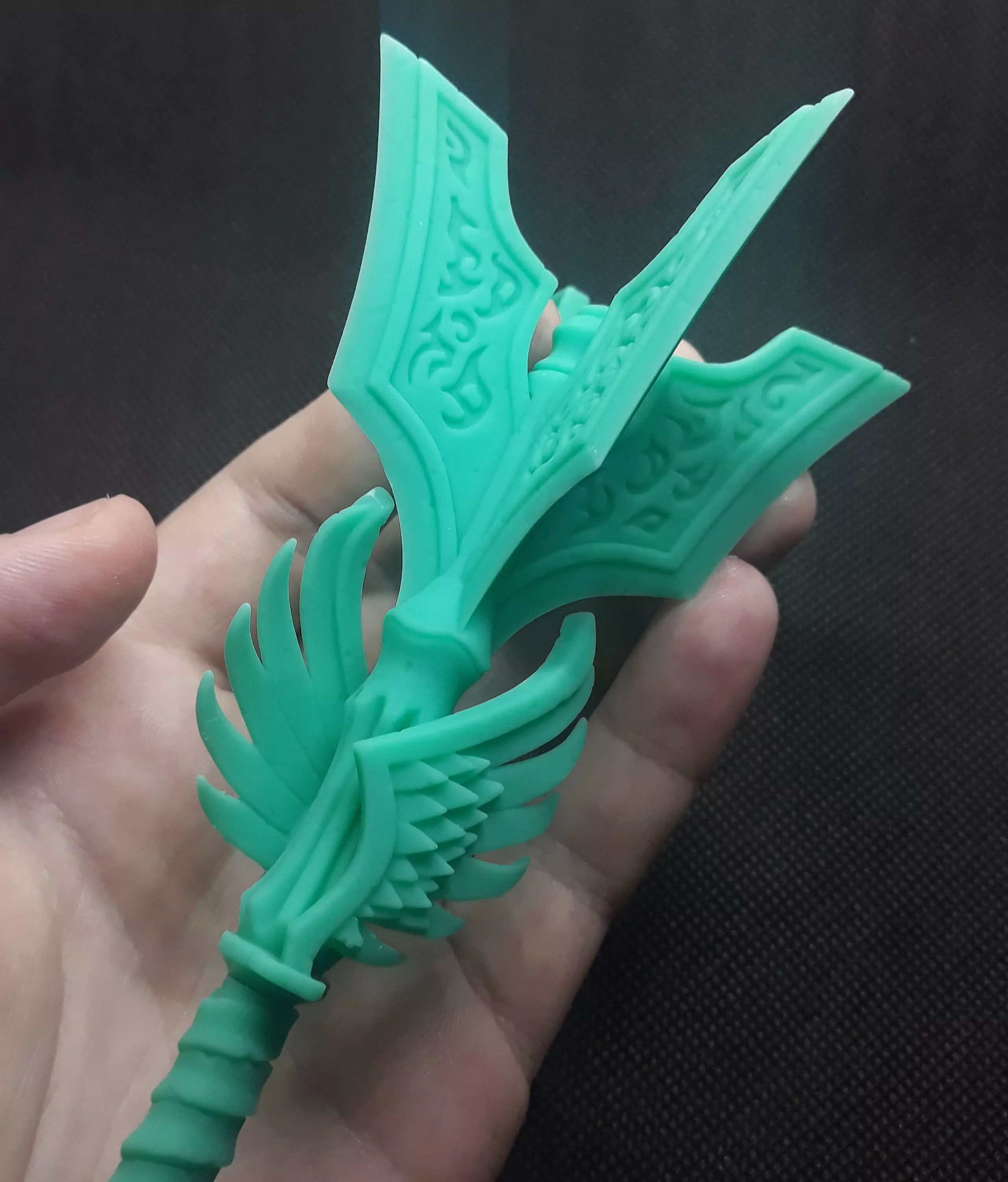 Rune mace 3d print 3D print model_0