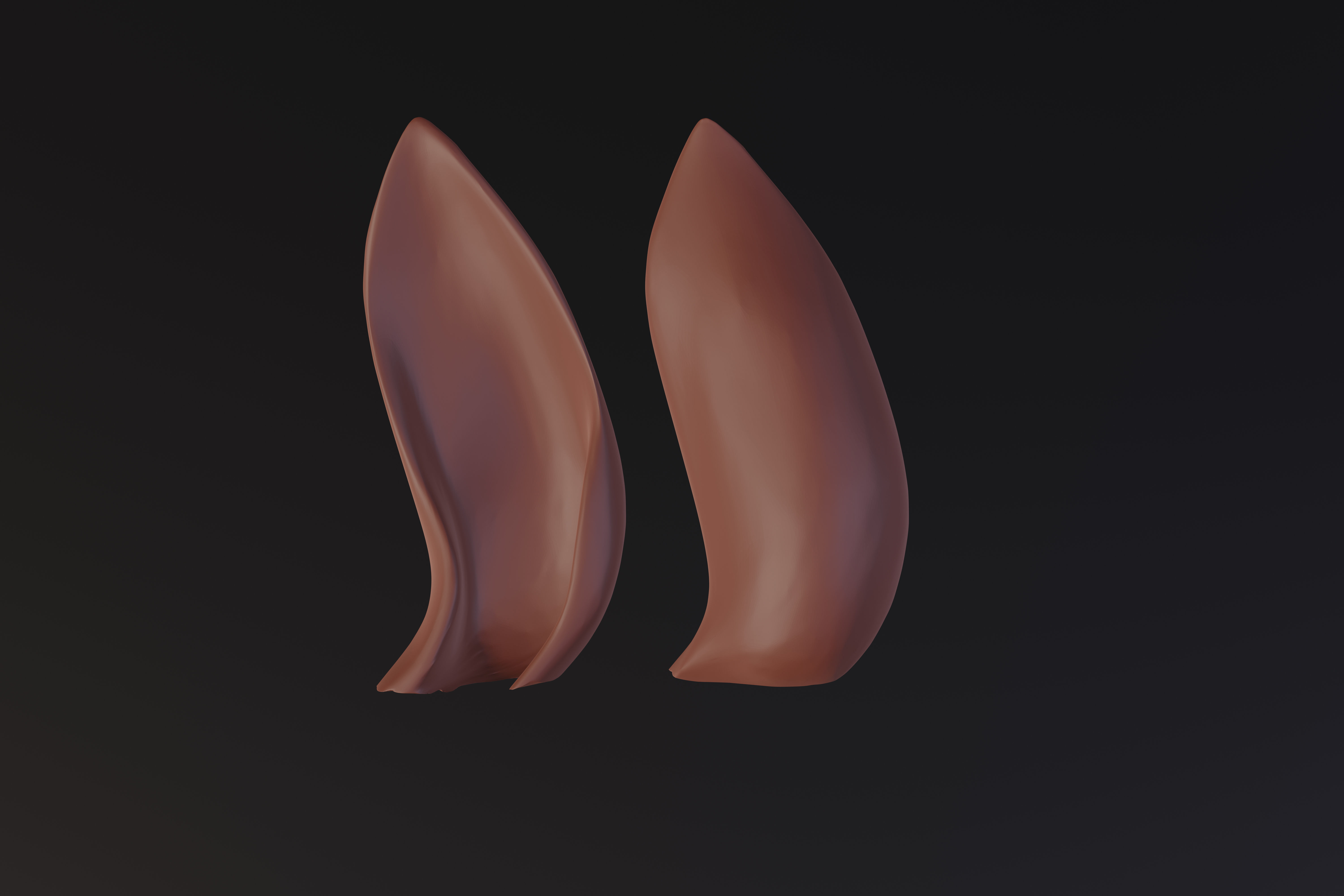 Faun Ears 3D print model_2